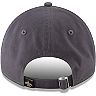 Men's New Era New Orleans Saints Graphite Core Classic Team Logo 9TWENTY Adjustable Hat