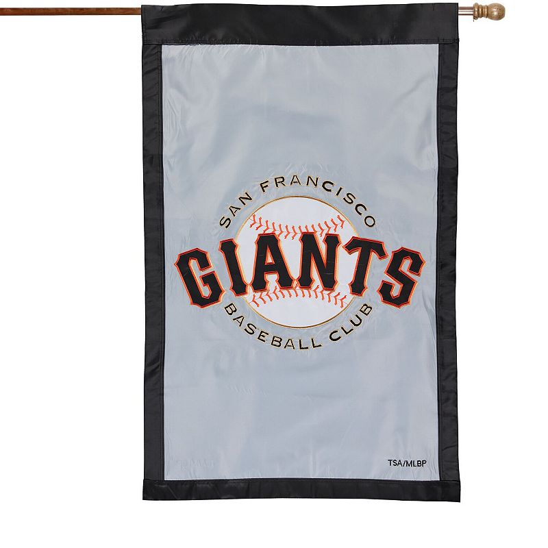 San Francisco Giants 28 x 44 Applique Double-Sided House Flag, Multico