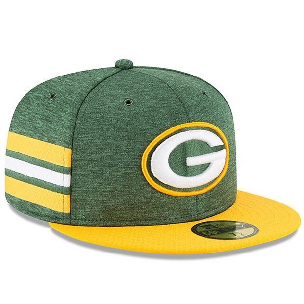 Green Bay Packers Sideline Home 39THIRTY Stretch Fit Hat – Green