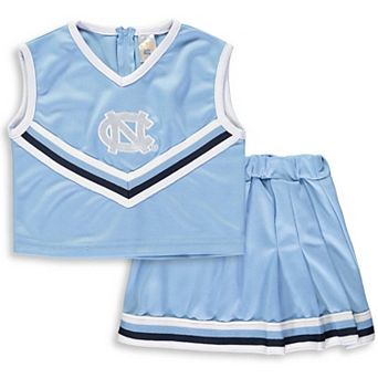 Girls Youth Carolina Blue North Carolina Tar Heels Two-Piece Cheer Set