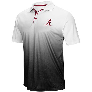 Men's Colosseum Heathered Gray Alabama Crimson Tide Magic Team Logo Polo