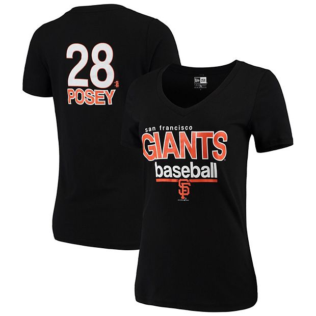 Buster Posey San Francisco Giants 5th & Ocean by New Era Women's Baby Jersey  Flipped Number