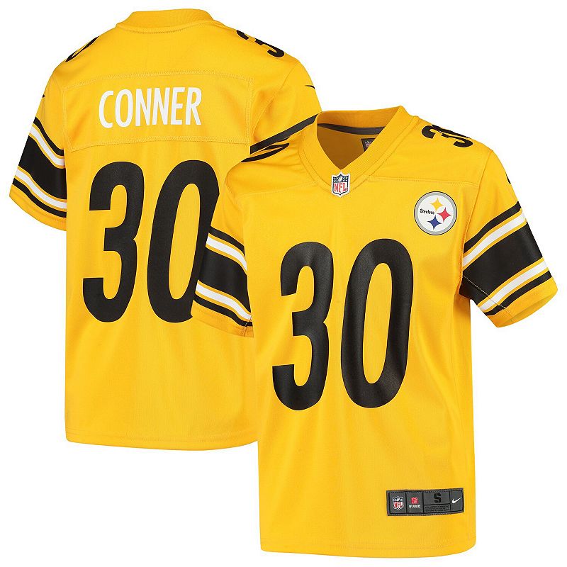 UPC 193775003939 product image for Youth Nike James Conner Gold Pittsburgh Steelers Inverted Game Jersey, Boy's, Si | upcitemdb.com