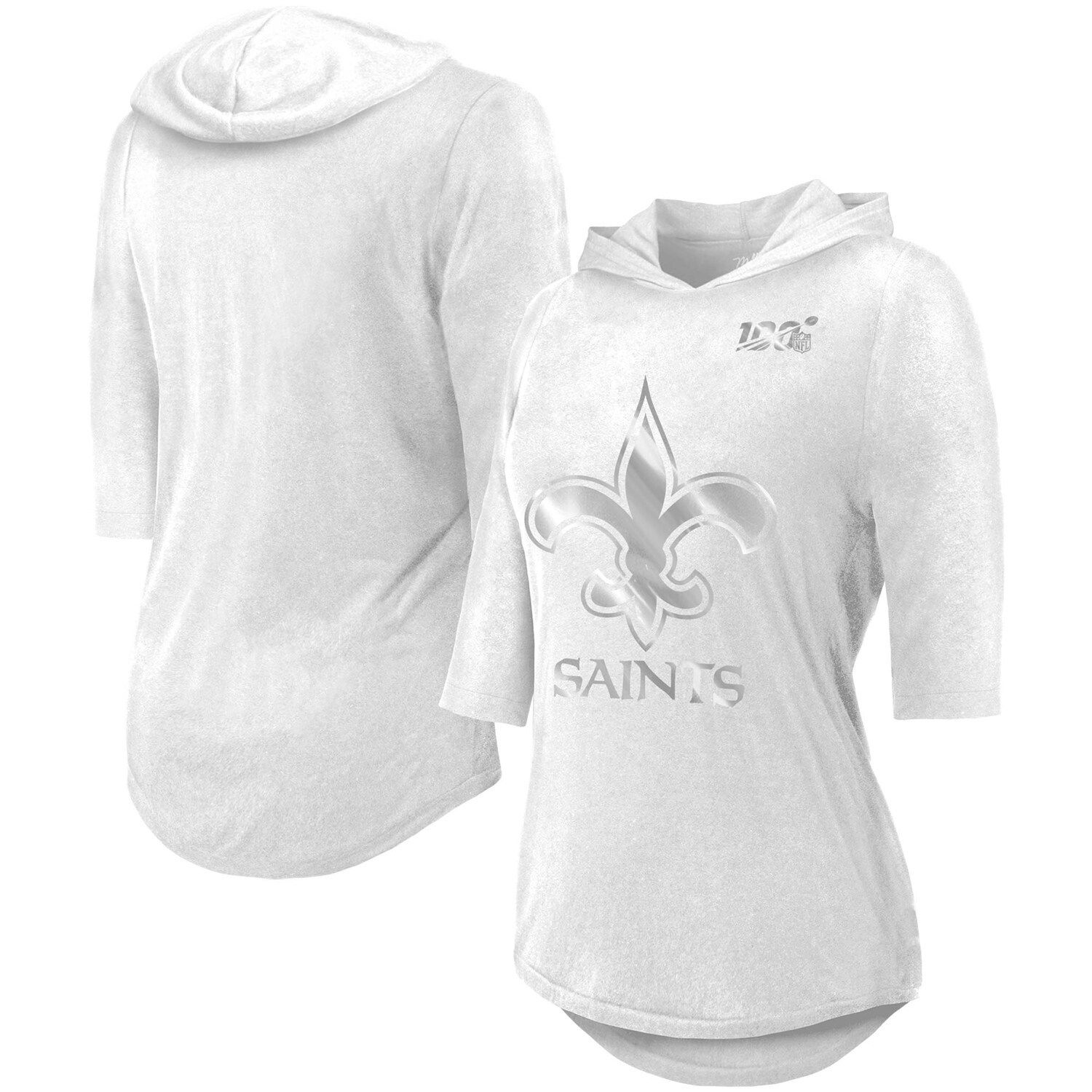 white nola hoodie saints