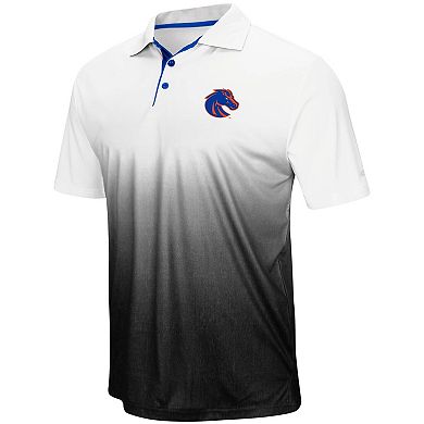 Men's Colosseum Gray Boise State Broncos Magic Team Logo Polo