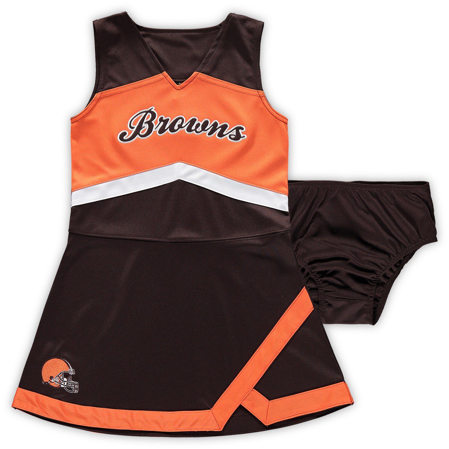 Youth Orange/Navy Denver Broncos Two-Piece Spirit Cheerleader Set