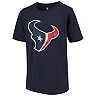 Youth Deshaun Watson Navy Houston Texans Grinder Logo Name & Number T-Shirt