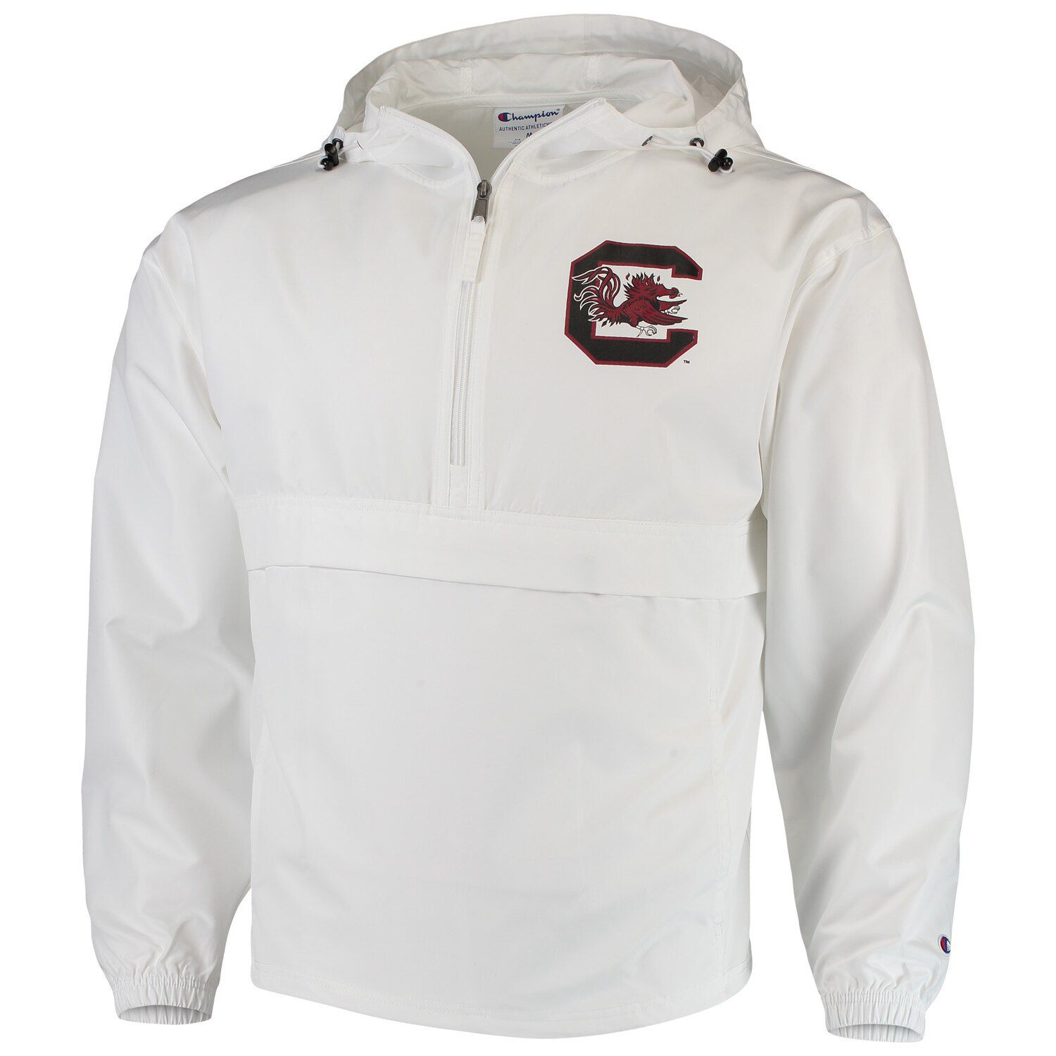 white champion jacket men's