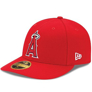 Men's New Era Red Los Angeles Angels Alt Authentic Collection On-Field ...