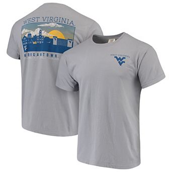 Men's Gray West Virginia Mountaineers Comfort Colors Campus Scenery T-Shirt