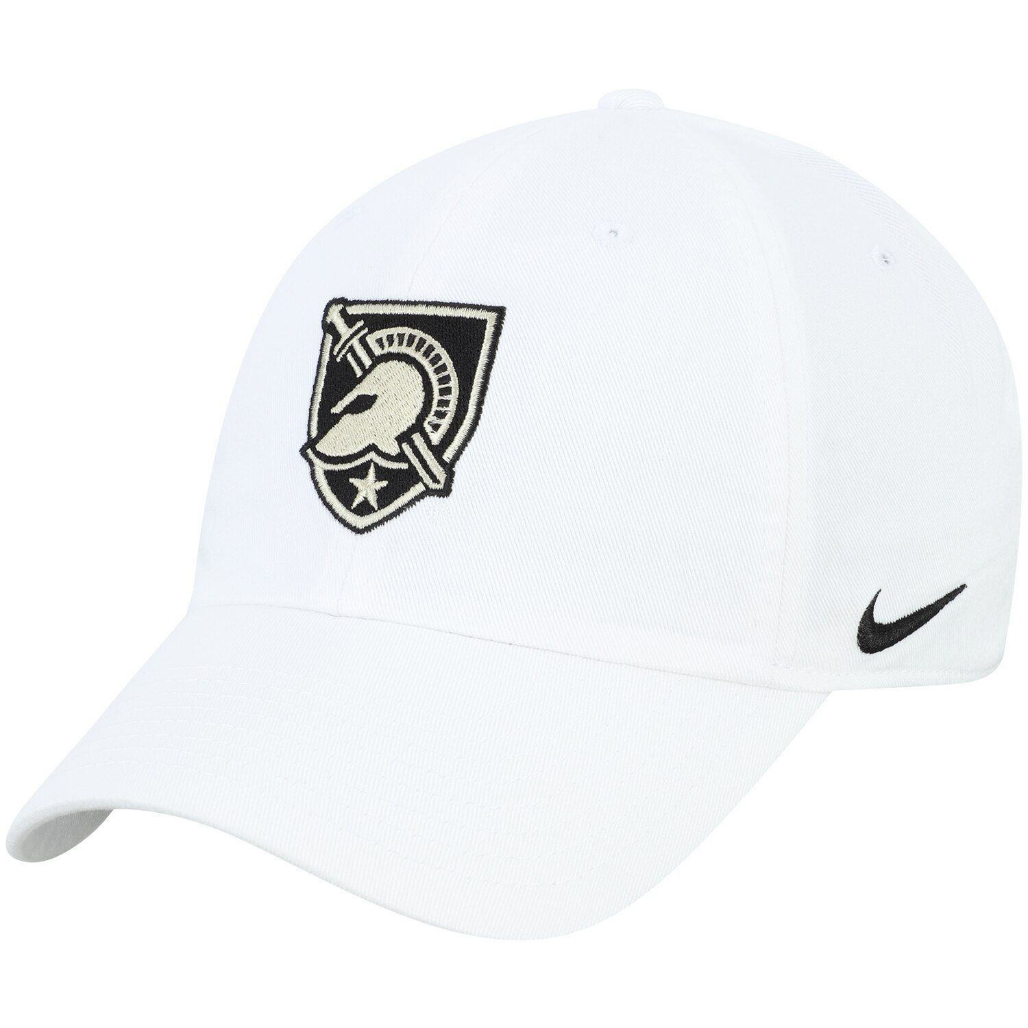 men's nike black army black knights rivalry l91 adjustable hat