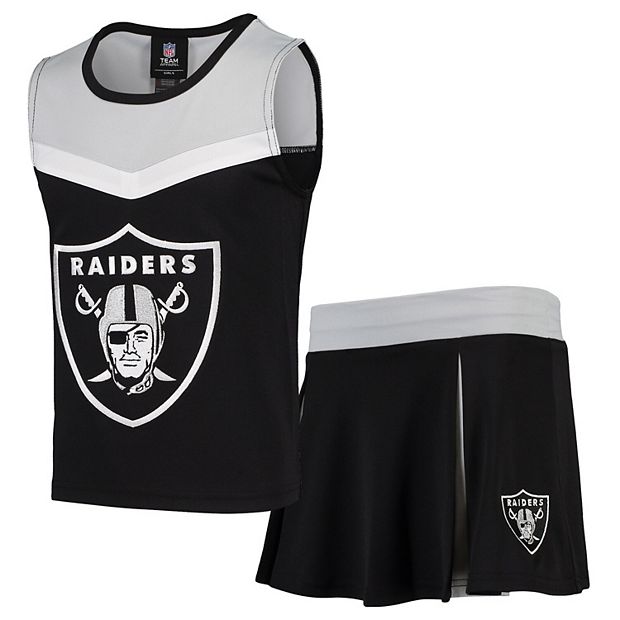 Women's Black/Silver Las Vegas Raiders Game Day Costume Set - Yahoo Shopping