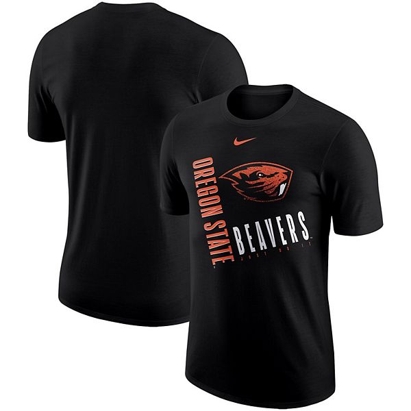 Men's Nike Black Oregon State Beavers Performance Cotton Just Do It T-Shirt