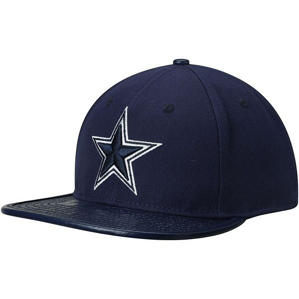 Men's Navy Dallas Cowboys Star Logo Strapback Adjustable Hat