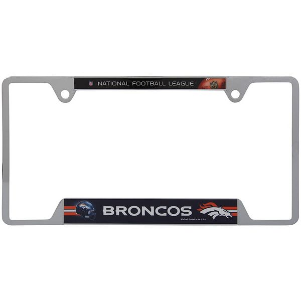 WinCraft Denver Broncos License Plate Frame