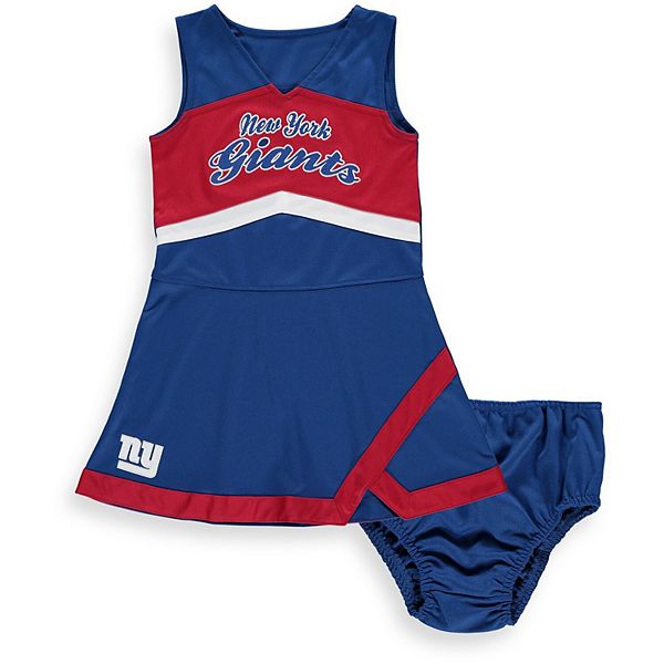 Girls Infant Royal New York Giants Cheer Jumper Dress