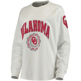 Women's White Oklahoma Sooners Edith Long Sleeve T-Shirt