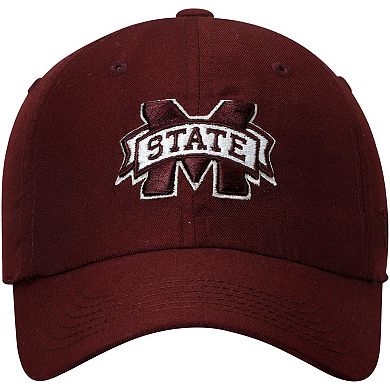Men's Top of the World Maroon Mississippi State Bulldogs Primary Logo Staple Adjustable Hat
