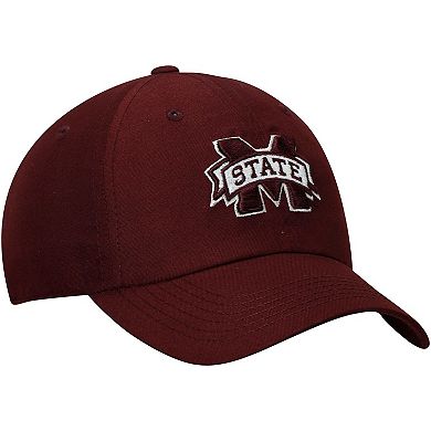 Men's Top of the World Maroon Mississippi State Bulldogs Primary Logo Staple Adjustable Hat