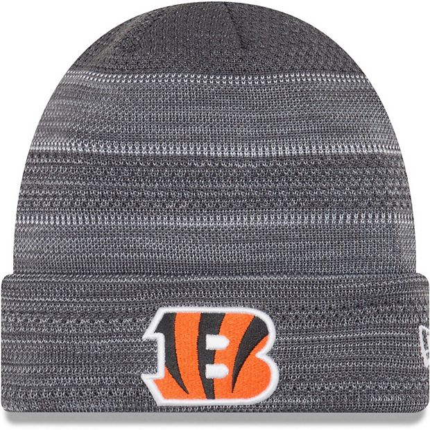 Men's New Era Gray/Graphite Cincinnati Bengals 2017 Sideline Cold Weather  TD Knit Hat