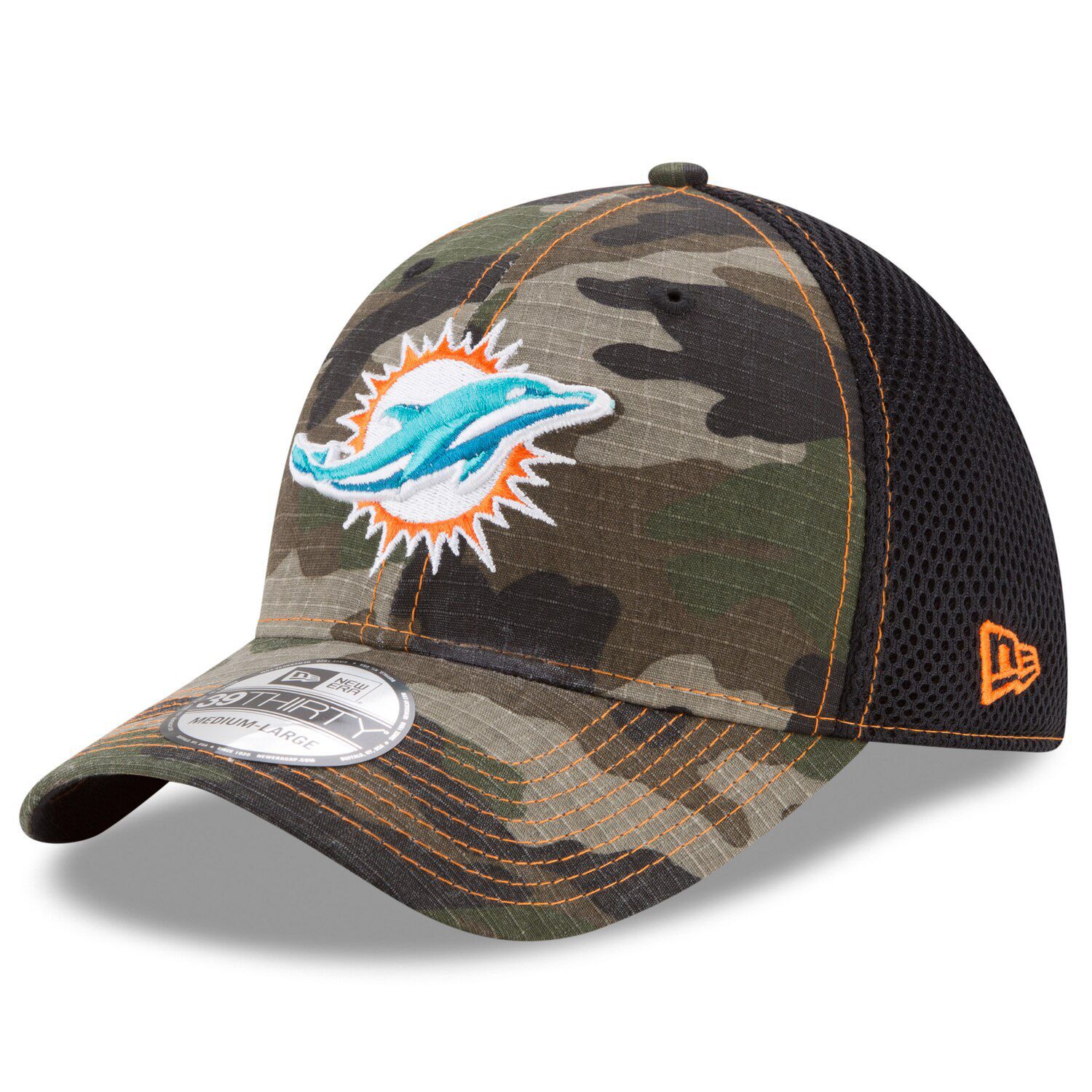 miami dolphins camo hat