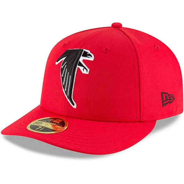 Atlanta Falcons black 7 3/8 New Era 59Fifty LOW PROFILE Cap 