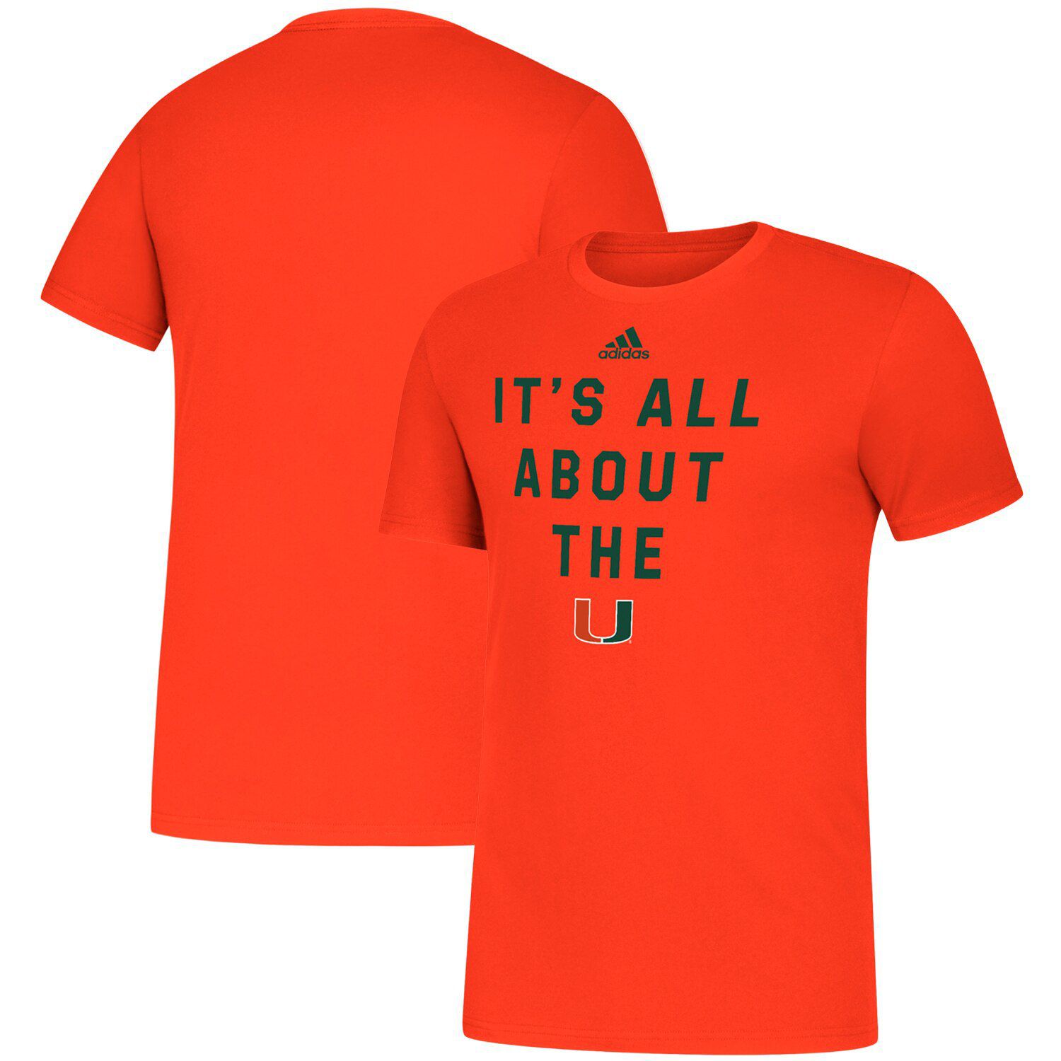 adidas clear orange shirt