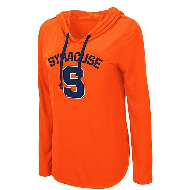 Women's Colosseum Orange Syracuse Orange My Lover Lightweight Hooded ...