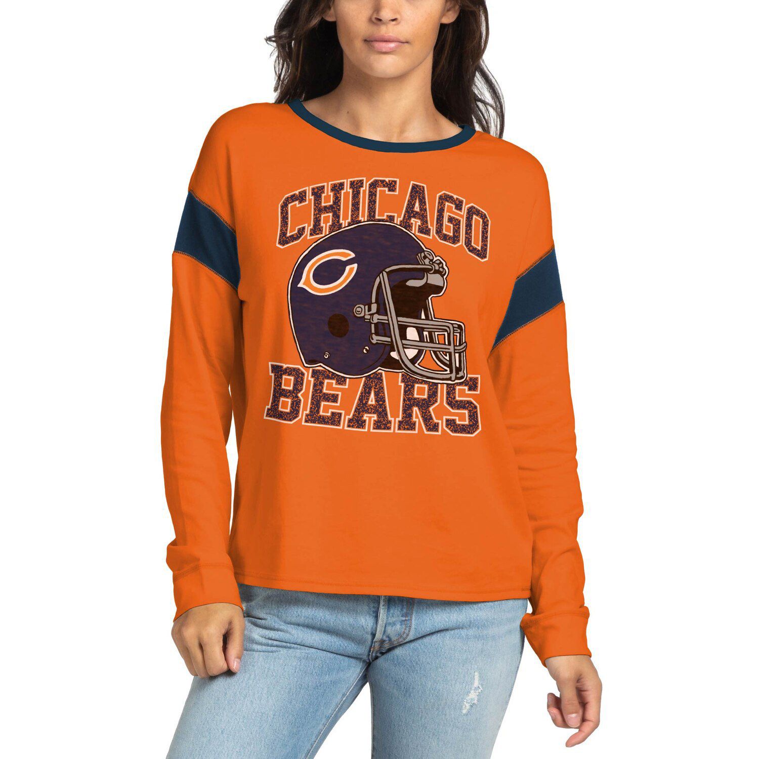 orange chicago bears shirt