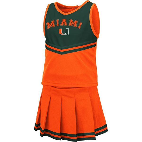 Miami Hurricanes Youth Cheerleader 2pc Outfit – allCanes