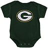 Newborn Green Green Bay Packers Team Logo Bodysuit