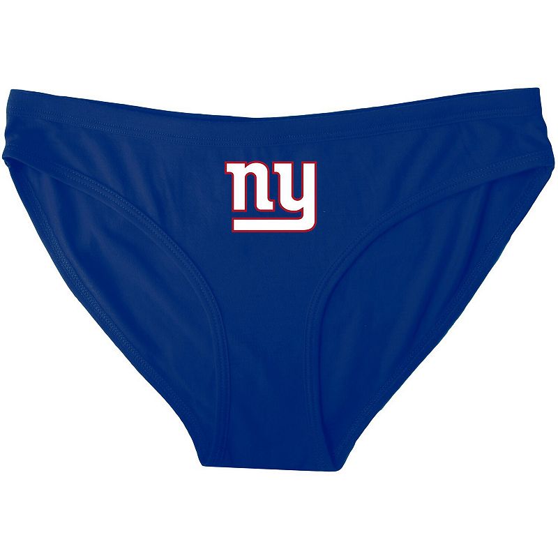 Womens Concepts Sport Royal New York Giants Solid Logo Panties, Size: Smal