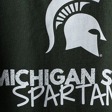 Youth Green Michigan State Spartans Crew Neck T-Shirt