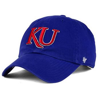Men's '47 Royal Kansas Jayhawks Vintage Clean Up Adjustable Hat