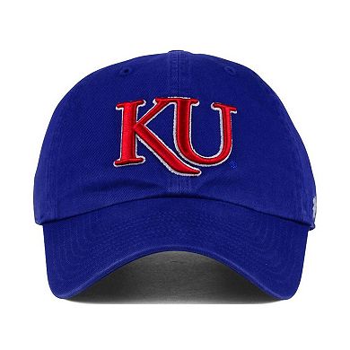 Men's '47 Royal Kansas Jayhawks Vintage Clean Up Adjustable Hat