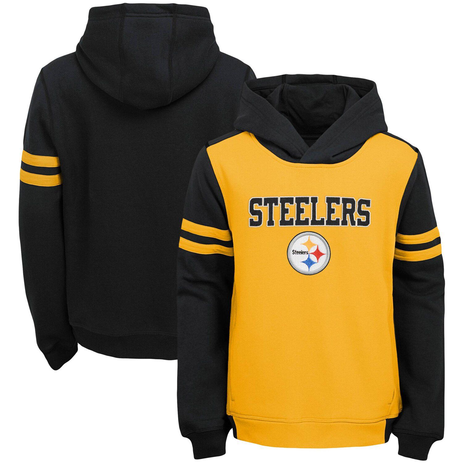 gold steelers hoodie