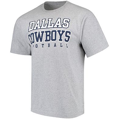 Mens Gray Dallas Cowboys Practice T-Shirt