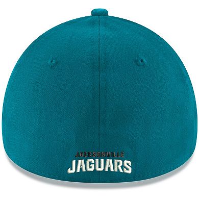 Men's New Era Teal Jacksonville Jaguars 39THIRTY Flex Team Classic Hat