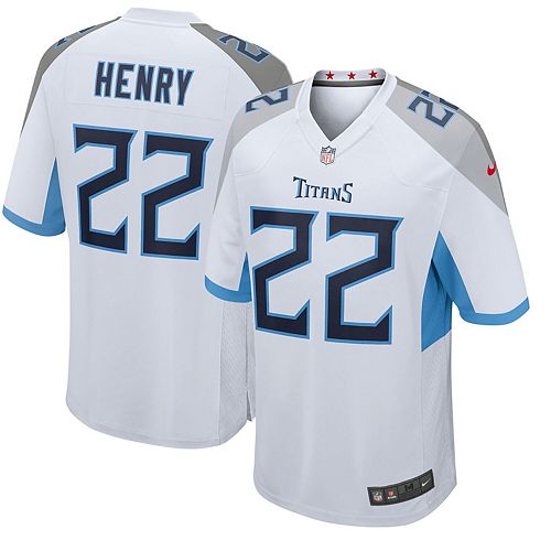 Download Youth Nike Derrick Henry White Tennessee Titans 2018 Game ...