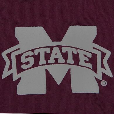 Women's Maroon Mississippi State Bulldogs Spirit Jersey Oversized T-Shirt