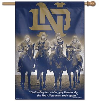 WinCraft Notre Dame Fighting Irish 28" x 40" Four Horsemen Single-Sided Vertical Banner