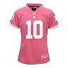 Girls Youth Eli Manning Pink New York Giants Fashion Bubble Gum Jersey