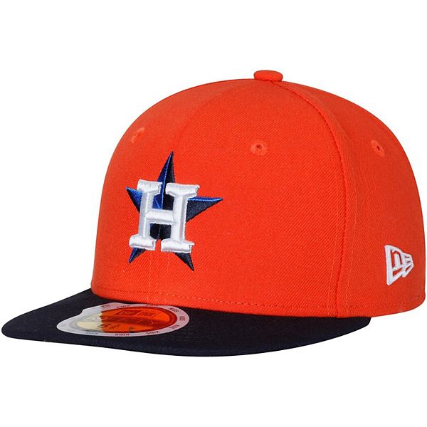 Youth New Era Orange/Navy Houston Astros Authentic Collection On-Field ...