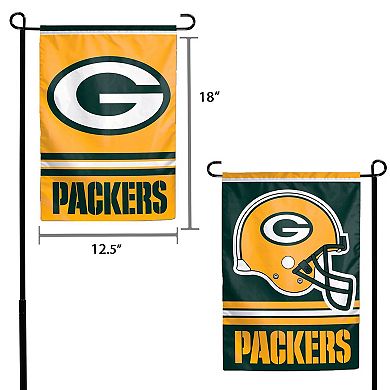 WinCraft Green Bay Packers 12" x 18" Double-Sided Garden Flag