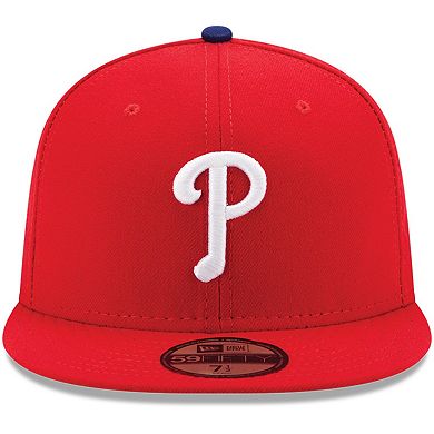 Youth New Era Red Philadelphia Phillies Authentic Collection On-Field Game 59FIFTY Fitted Hat