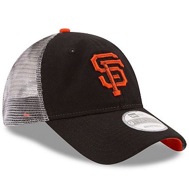 Men's New Era Black San Francisco Giants Team Rustic 9TWENTY Adjustable Hat