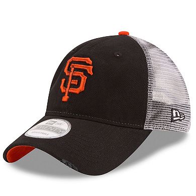 Men's New Era Black San Francisco Giants Team Rustic 9TWENTY Adjustable Hat