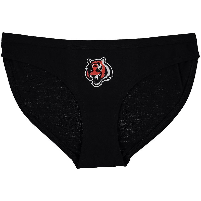 Womens Concepts Sport Black Cincinnati Bengals Solid Logo Panties, Size: S