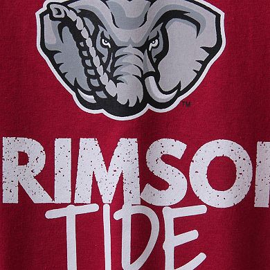 Youth Crimson Alabama Crimson Tide Crew Neck T-Shirt