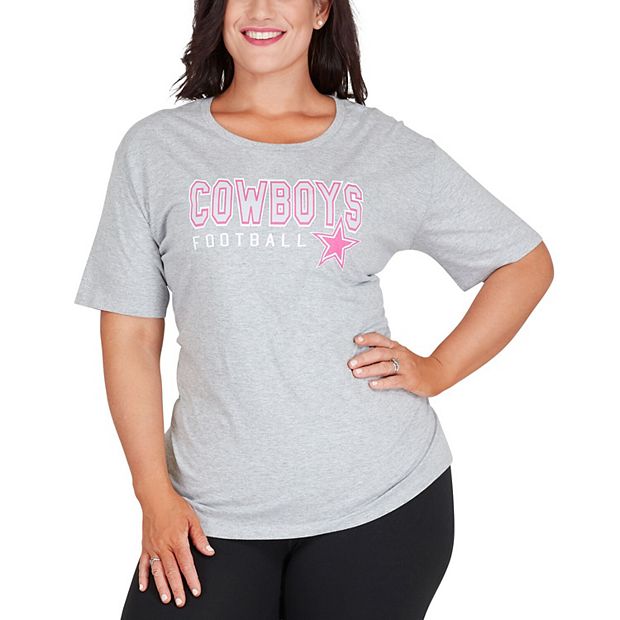 plus size women's dallas cowboy shirts